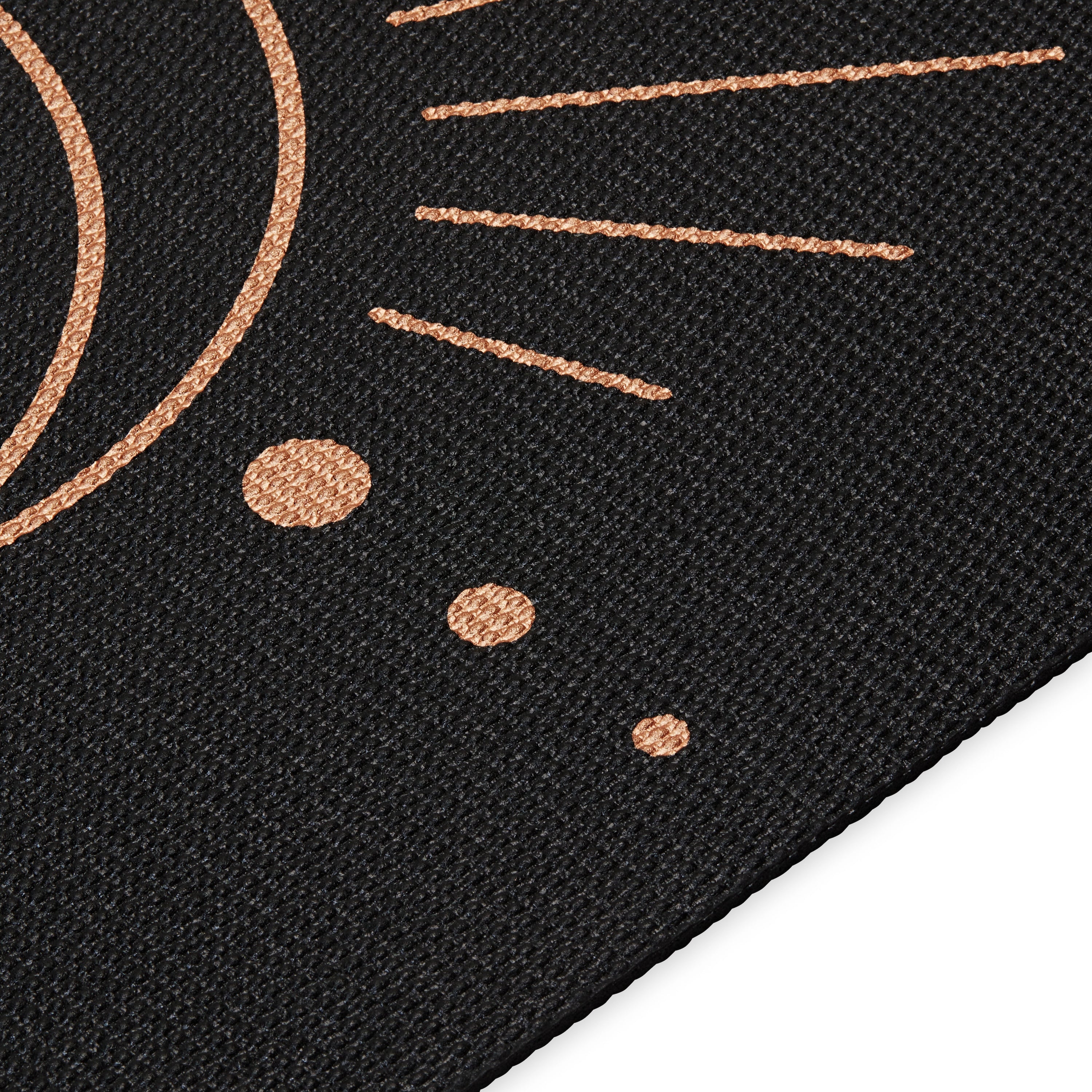 Gaiam Premium Reversible Cosmic Energy Yoga Mat (6mm) closeup